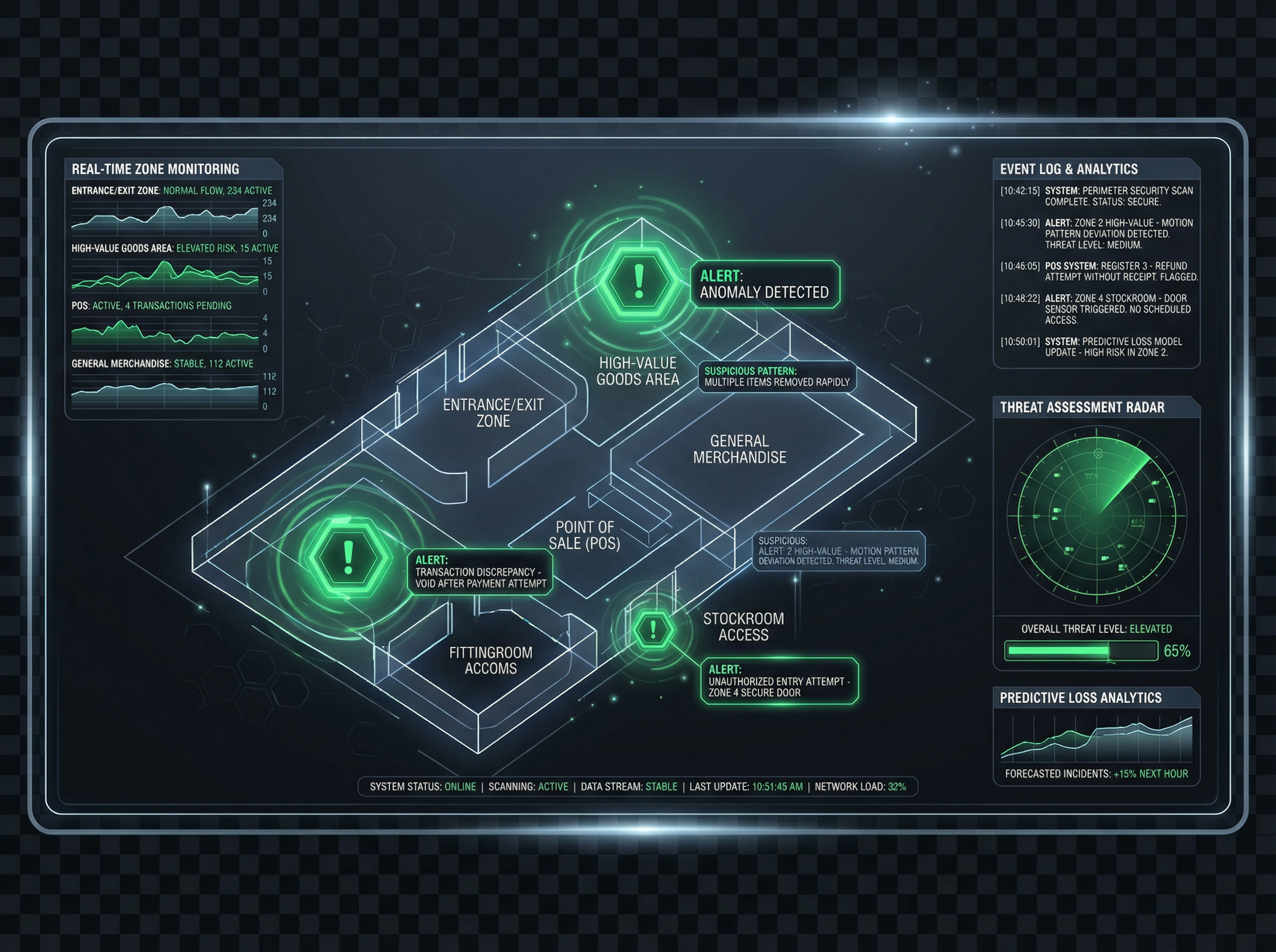 Retail loss prevention scenario
